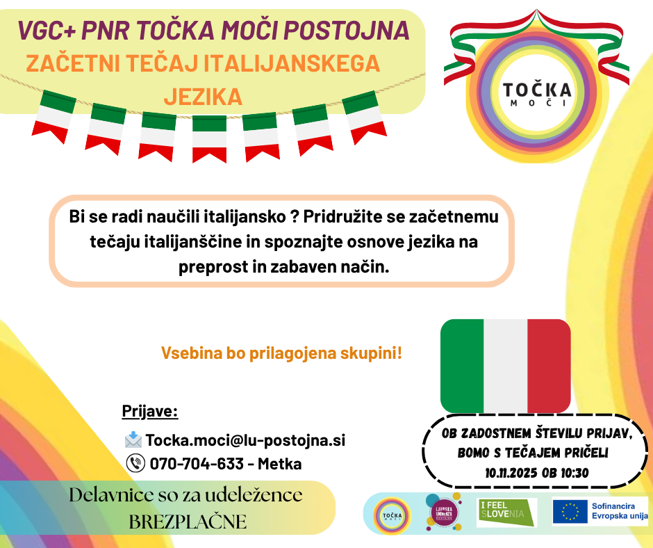 Začetni tečaj italijanskega jezika